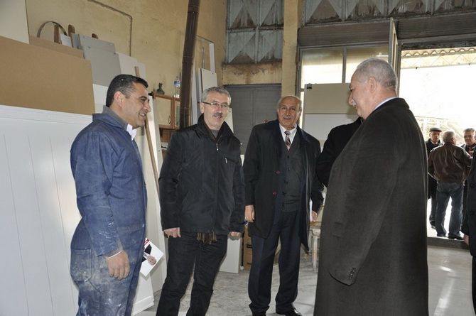 MHP Başkan Adayı Onay, Sanayi Esnafını Ziyaret Etti